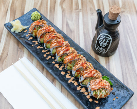 Sea bream sushi